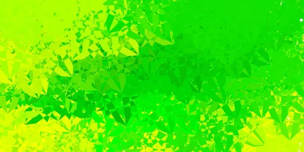 Modèle Vectoriel Vert Clair Jaune Avec Des Formes Polygonales Design — Image vectorielle