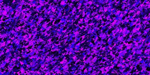 Темно Фиолетовый Розовый Векторный Рисунок Многоугольными Формами Простой Дизайн Абстрактном — стоковый вектор