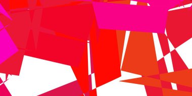 Light pink, yellow vector triangle mosaic backdrop. Abstract illustration with elegant gradient triangles. Your design for applications.