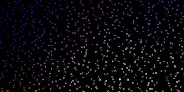 Soyut yıldızlı koyu renkli vektör deseni. Yıldızlı modern geometrik soyut çizim. Reklamınız, posteriniz, afişiniz için en iyi tasarım.