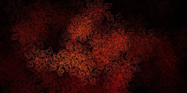 Çizgileri olan koyu pembe vektör şablonu. Eğri çizgileri olan renkli çizimler. Kullanıcı Arayüzü tasarımınız için şablon.