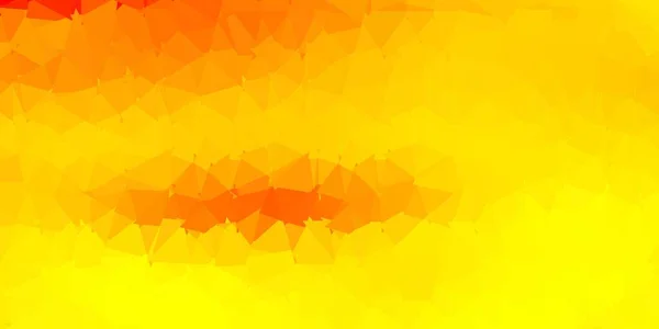 Light Yellow Vector Triangle Mosaic Pattern Mosaic Colorful Illustration Triangle — Wektor stockowy