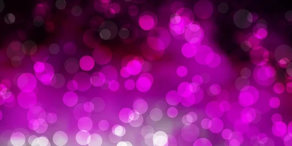 Φως Ροζ Διάνυσμα Φόντο Φυσαλίδες — Διανυσματικό Αρχείο