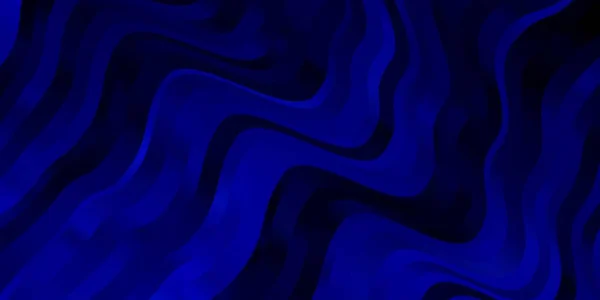 Fundo Vetorial Azul Escuro Com Linhas Ilustração Estilo Meio Tom — Vetor de Stock