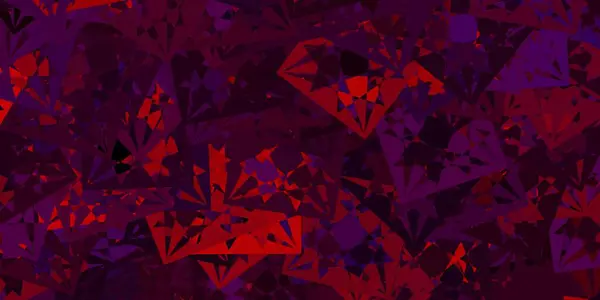 Ανοιχτό Μπλε Κόκκινο Διανυσματική Διάταξη Τριγωνικές Μορφές Υπέροχη Αφηρημένη Απεικόνιση — Διανυσματικό Αρχείο