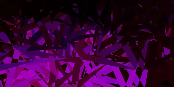 Dark Brown Vector Backdrop Triangles Lines Triangle Shapes Colorful Gradient — Διανυσματικό Αρχείο