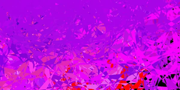 Licht Multicolor Vector Template Met Driehoekige Vormen Illustratie Met Abstracte — Stockvector