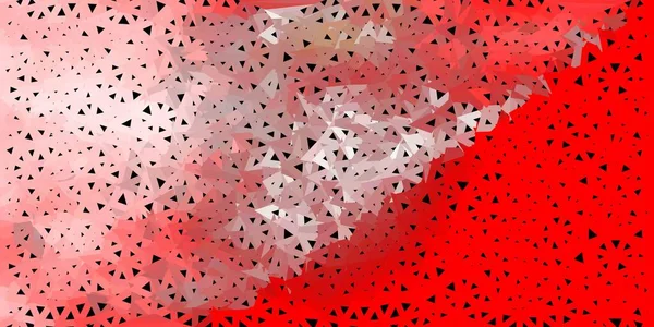 Шаблон Светло Красного Вектора Абстрактного Треугольника Абстрактная Иллюстрация Элегантными Градиентными — стоковый вектор