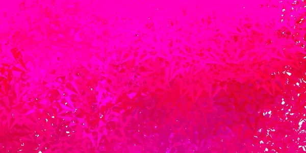 Темно Розовая Векторная Текстура Случайными Треугольниками Простой Дизайн Абстрактном Стиле — стоковый вектор