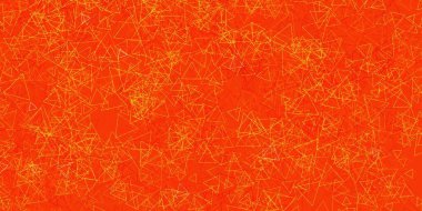 Dark Orange vector pattern with polygonal shapes. Simple design in abstract style with triangles, lines. Design for your wallpapers.