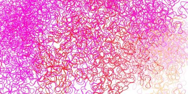 Dark purple vector pattern with curves. Colorful illustration with curved lines. Smart design for your promotions.