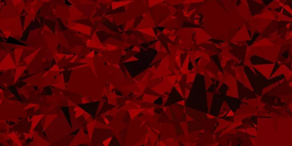 Dark Brown Vector Background Triangles Magnificent Abstract Illustration Triangular Shapes — Wektor stockowy