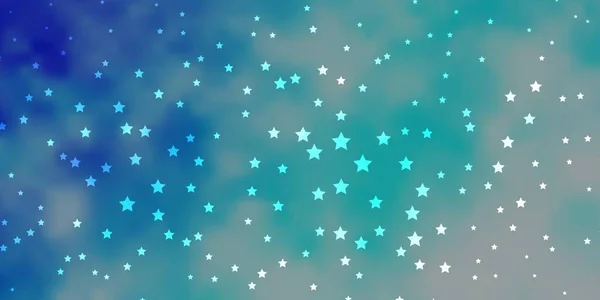 Fondo Vector Azul Oscuro Con Estrellas Colores — Vector de stock