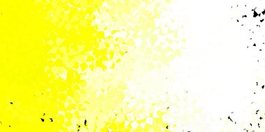 Üçgen şekilli açık sarı vektör şablonu. Renkli soyut üçgenli web materyali çizimi. Insperarion için tasarımı başlat.