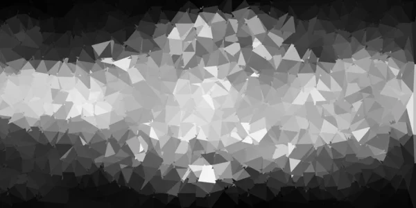 Светло Серый Векторный Многоугольный Узор Декоративная Красочная Иллюстрация Абстрактными Треугольниками — стоковый вектор