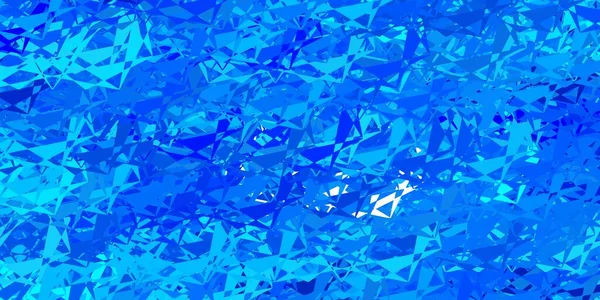 Темно Синяя Векторная Компоновка Треугольными Формами Великолепная Абстрактная Иллюстрация Треугольными — стоковый вектор