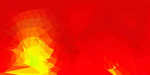 Темно Зелений Червоний Векторний Трикутник Мозаїчний Візерунок Абстрактна Ілюстрація Елегантними — стоковий вектор