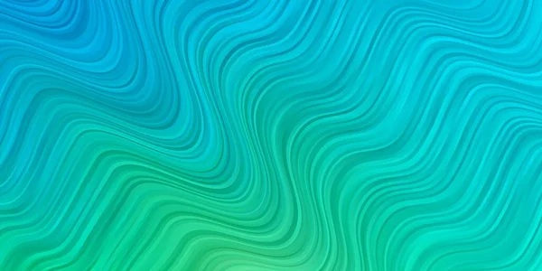 Bleu Clair Fond Vectoriel Vert Avec Lignes — Image vectorielle