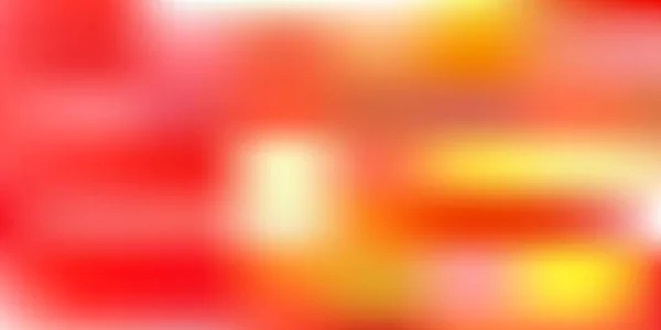 Světle Červená Žlutá Vektorová Abstraktní Rozmazaná Textura Barevná Abstraktní Ilustrace — Stockový vektor