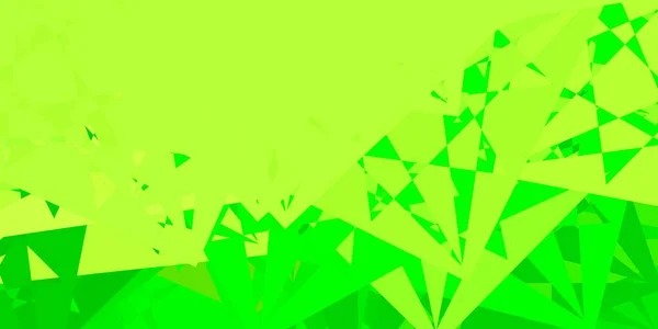 Темно Зеленая Векторная Раскладка Треугольными Формами Иллюстрация Веб Материала Цветными — стоковый вектор