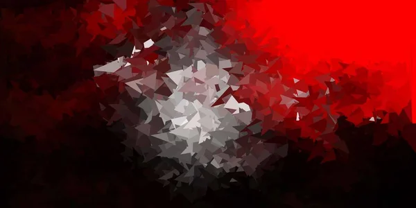 Modèle Poly Triangle Vectoriel Rouge Foncé Illustration Abstraite Avec Élégants — Image vectorielle