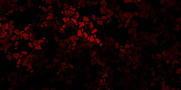 Темно Красный Векторный Шаблон Абстрактными Формами Иллюстрация Красочными Формами Абстрактном — стоковый вектор