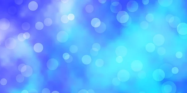 Rose Clair Fond Vectoriel Bleu Avec Des Cercles — Image vectorielle