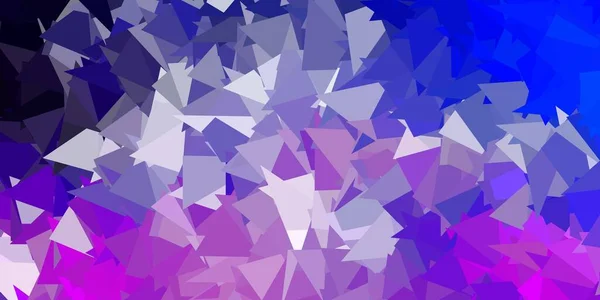 Lichtroze Blauwe Vector Gradiënt Polygon Ontwerp Kleurrijke Abstracte Illustratie Met — Stockvector