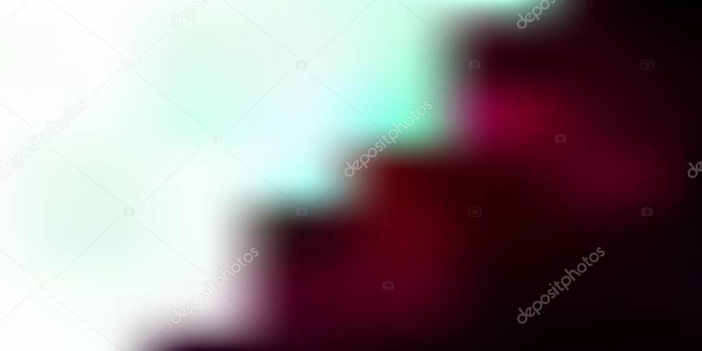 Dark pink vector abstract blur layout. Colorful abstract illustration with blur gradient. Your business gesign.