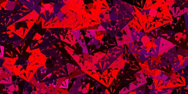 Светло Фиолетовая Розовая Векторная Компоновка Треугольными Формами Иллюстрация Веб Материала — стоковый вектор