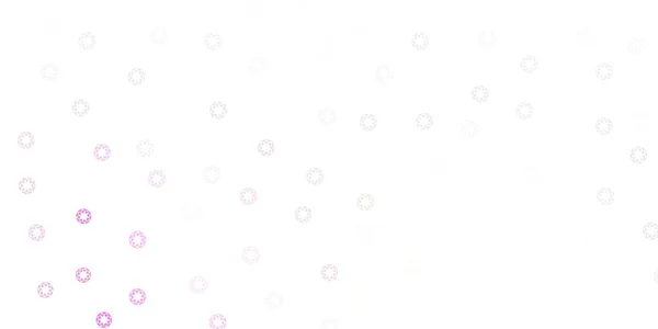Светло Розовая Векторная Компоновка Кружочками Абстрактная Иллюстрация Красочными Пятнами Стиле — стоковый вектор