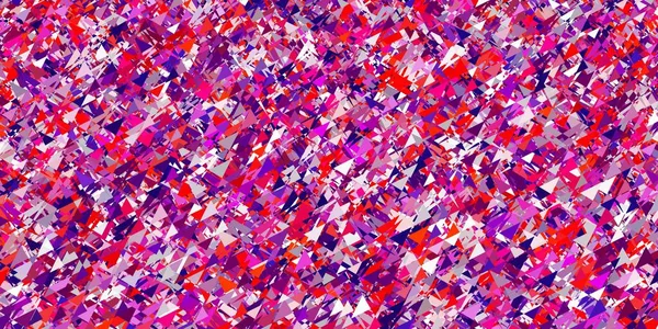 Rose Clair Fond Vectoriel Rouge Avec Des Lignes Des Triangles — Image vectorielle