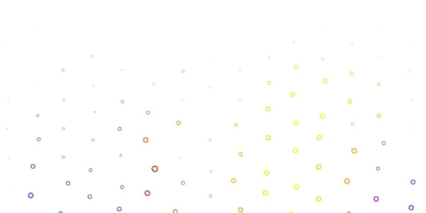 Modèle Vectoriel Bleu Clair Rouge Avec Des Cercles Illustration Avec — Image vectorielle