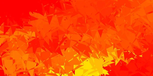 Modello Vettoriale Arancione Chiaro Con Forme Poligonali Illustrazione Materiale Web — Vettoriale Stock