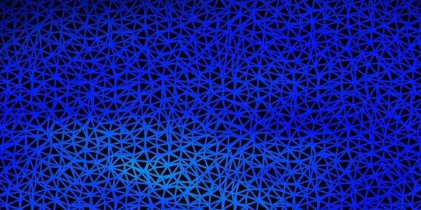 Темно Синій Вектор Абстрактний Тло Трикутника Ілюстрація Розбитому Скляному Стилі — стоковий вектор
