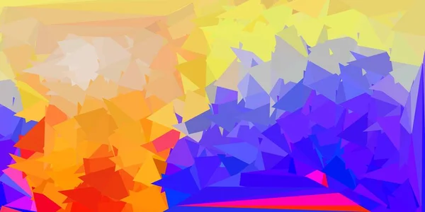 Dunkelgelbes Vektorgradienten Polygon Design Neue Farbenfrohe Illustration Mit Formen Von — Stockvektor