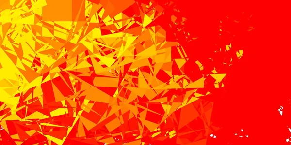 Светло Красный Желтый Векторный Узор Цветами Современная Абстрактная Иллюстрация Градиентными — стоковый вектор