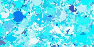 Üçgen formlu hafif BLUE vektör düzeni. Renkli soyut üçgenli web materyali çizimi. Insperarion için tasarımı başlat.