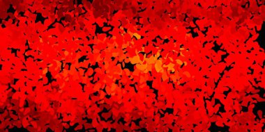 Soyut şekilli koyu turuncu vektör şablonu. Basit bir şekilde gradyan olan renkli soyut biçimler. İşiniz için akıllı tasarım.