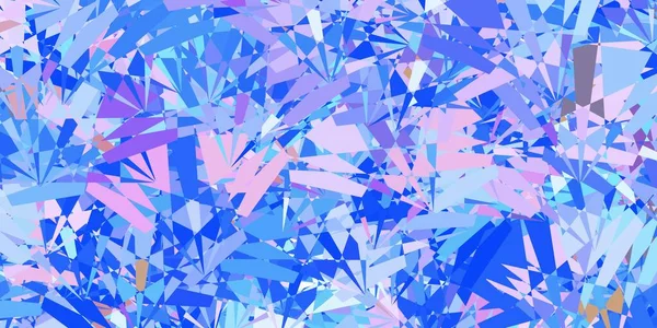 Texture Vectorielle Bleu Clair Avec Des Triangles Aléatoires Illustration Matériel — Image vectorielle