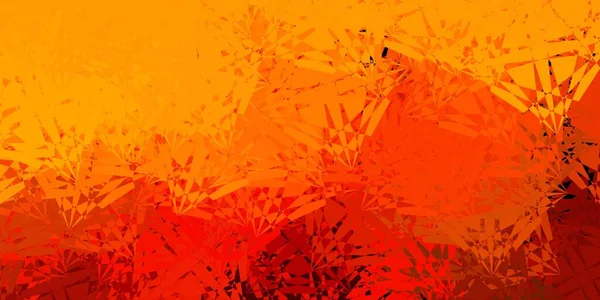 Σκούρο Πορτοκαλί Διάνυσμα Φόντο Πολυγωνικές Μορφές Εξαιρετική Αφηρημένη Απεικόνιση Ποικιλία — Διανυσματικό Αρχείο