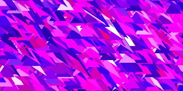 Luz Púrpura Fondo Vectorial Rosa Con Formas Poligonales Ilustración Abstracta — Vector de stock