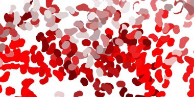 Soyut biçimlere sahip açık kırmızı vektör şablonu. Basit bir şekilde gradyan olan renkli soyut biçimler. İşiniz için akıllı tasarım.