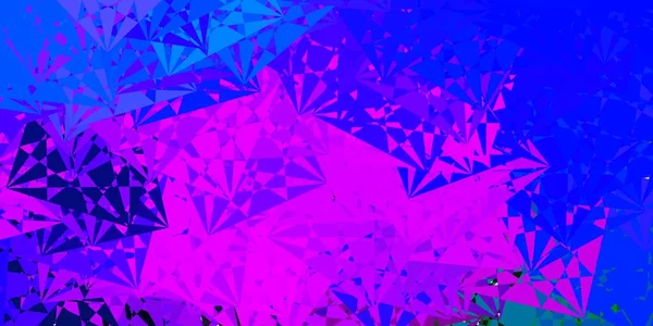 Dunkelrosa Blauer Vektorhintergrund Mit Zufälligen Formen Moderne Abstrakte Illustration Mit — Stockvektor