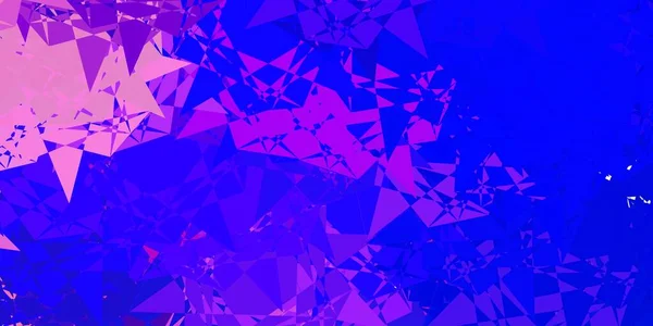 Ανοιχτό Μπλε Κίτρινο Διανυσματικό Πρότυπο Τριγωνικά Σχήματα Υπέροχη Αφηρημένη Απεικόνιση — Διανυσματικό Αρχείο