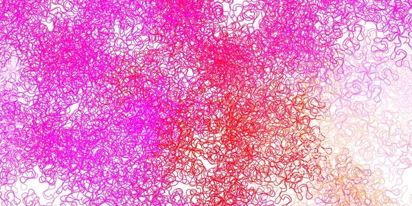 Tmavě Fialová Růžová Vektorová Dispozice Křivými Čárami Abstraktní Ilustrace Gradientními — Stockový vektor