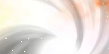 Renkli yıldızlı açık turuncu vektör arkaplanı. Yıldızlı bulanık dekoratif tasarım. Hediyeleri paketlemek için desen.