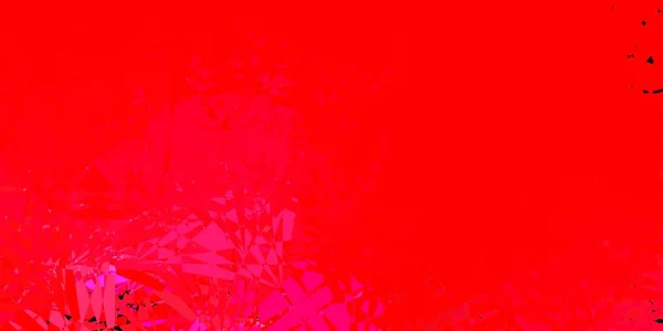 Sötét Rózsaszín Sárga Vektor Háttér Háromszögekkel Vonalakkal Illusztráció Absztrakt Színes — Stock Vector