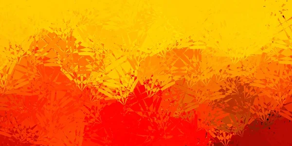 Темно Оранжевый Вектор Искушают Треугольниками Умная Абстрактная Иллюстрация Треугольными Формами — стоковый вектор