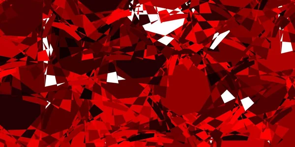 Luz Fundo Vetor Vermelho Com Triângulos Formas Triangulares Com Gradiente — Vetor de Stock